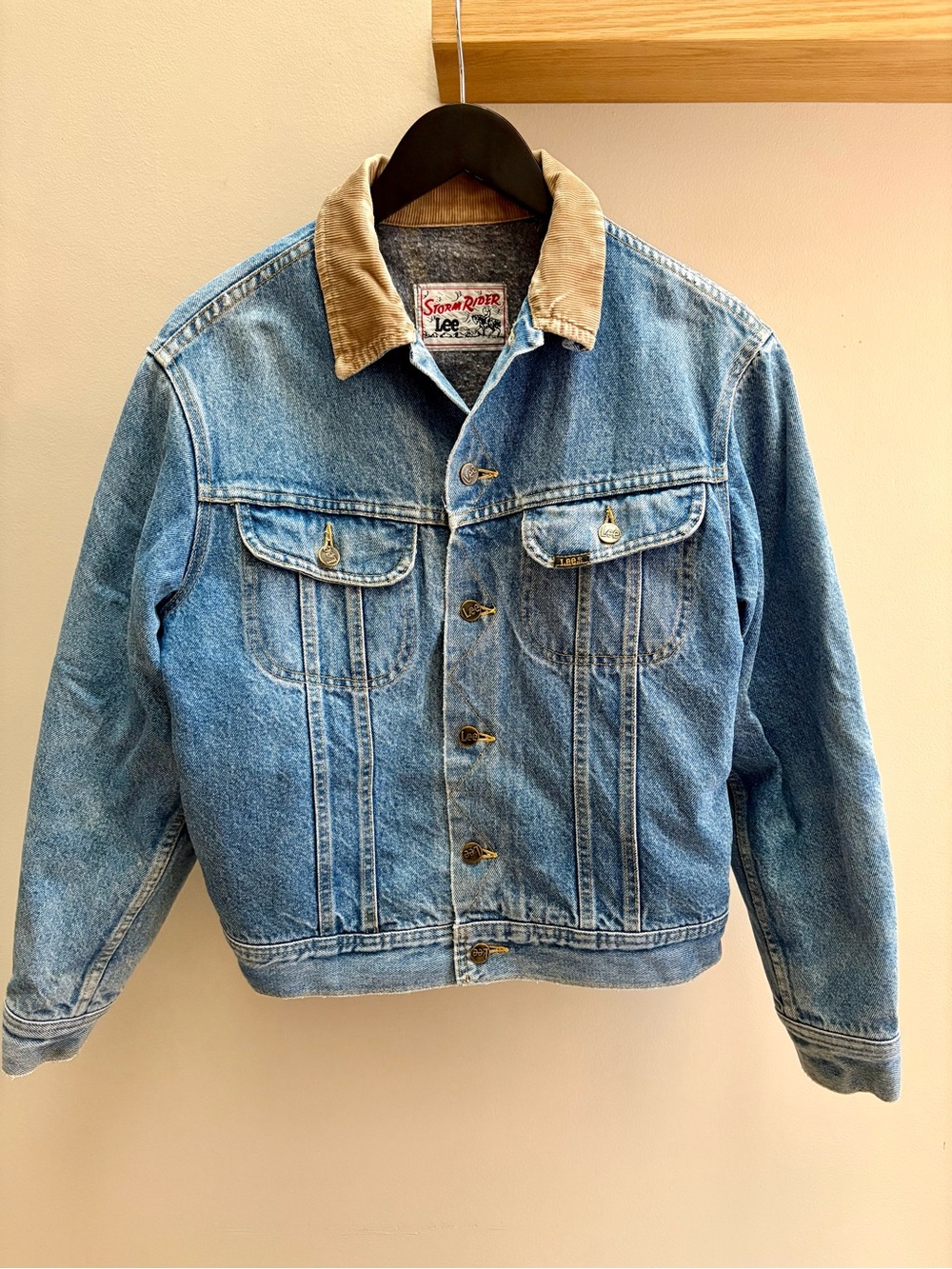 Lee true vintage 70s Storm Rider blanket lined denim jacket M Made in USA